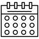 Calendar Data Schedule Icon