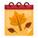 Calendar Autumn Season Icon