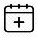 Calendar Add Time Alarm Symbol