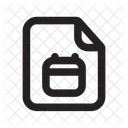 Calendar File Format File Deadline Icon