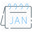 Calendar Month Month January Icon