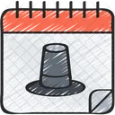 Calendar Pilgrim  Icon