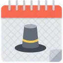 Calendar Pilgrim Day Dinner Icon