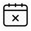 Calendar Remove Time Alarm Symbol