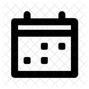 Interface Do Usuario Calendario Programacao Ícone