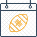 Calendário de bola  Ícone