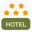 Calificacion De Hotel Estrellas De Hotel Calificacion Icono