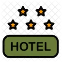 Calificacion De Hotel Estrellas De Hotel Calificacion Icono