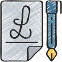 Calligraphy  Icon