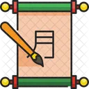 Calligraphy Pen Writing Icon