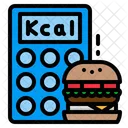 Calories Calculator Calculating Icon