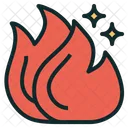 Calories Burn Fire Icon