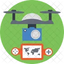 Camara Drone Aerea Icono