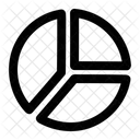 Diagramme Tarte Donnees Icône