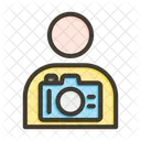 Photographer Camera Man Icon