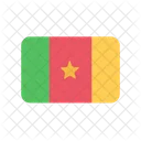 Cameroon Flag Country Icon