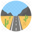 Camino del desierto  Icono