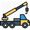 Camion Grua Construccion Grua Icono