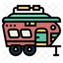 Camper Van Vehicle Transportation Icon