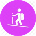 Camping Hiking Expedition Icon