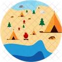 Camping  Icon