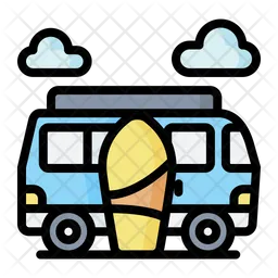 Camping Car  Icon