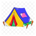 Camping Tent Encampment Camp Icon