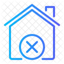 Cancel Property House Icon