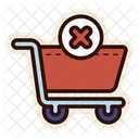 Cancel Shopping  Icon