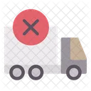 Cancelled Delivery Truck Cancelled Icon