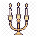 Candelabra Candle Light Icon