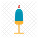 Candle Light Decoration Icon