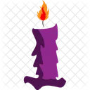 Candle Halloween Candle Halloween Burning Candle Icon