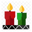 Candle Light Decoration Icon