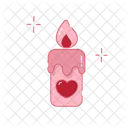 Candle Dinner Valentine Icono