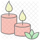 Candlelight Lineal Color Icon Icon