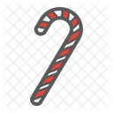 Candy Cane Xmas Icon