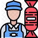 Candy Man Seller  Icon