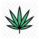 Cannabis Hoja Maleza Icono