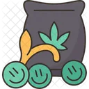 Cannabis Semillas Planta Icono