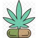 Cannabis Cbd Capsulas Icono