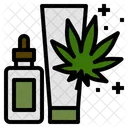 Cannabis Lotion Creme Icône