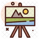 Canvas Painting  Icon