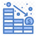 Capital Loss Financial Loss Loss Chart Icon