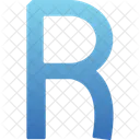 Capital R R Abcd Icon