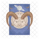 Capricorn Zodiac Horoscope Icon