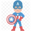 Superhero Captain America Marvel Comics アイコン