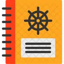 Captain S Logbook Ship Diary Maritime Journal Icon