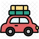 Travel Car Holiday Icon