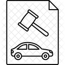 자동차 경매 파일 협의 자율 아이콘